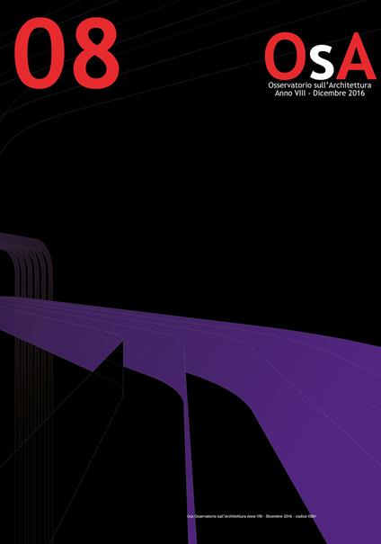 OsA. Osservatorio sull'architettura (2016). Vol. 8: Edilizia pubblica. - copertina