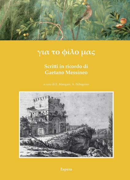 Ghia to fìlo mas. Scritti in ricordo di Gaetano Messineo - copertina