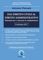 Dal diritto civile al diritto amministrativo. Manuale per i concorsi in magistratura