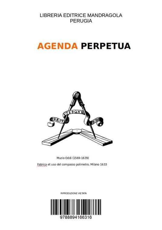 Agenda massonica perpetua - copertina