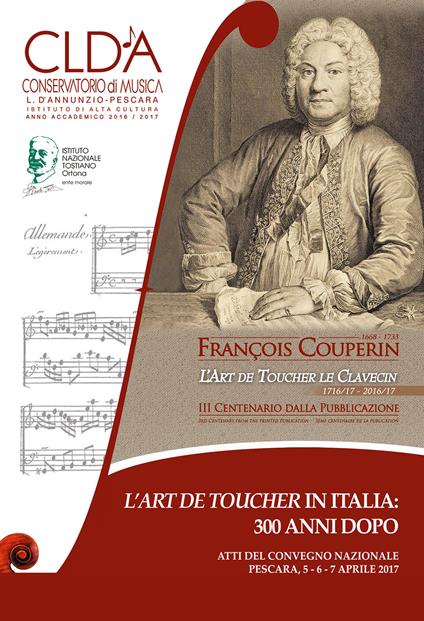 L' Art de Toucher in Italia: 300 anni dopo. Atti del Convegno Nazionale (Pescara, 5-6-7 aprile 2017) - copertina