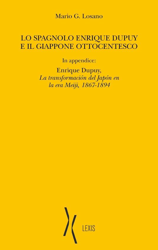 Lo spagnolo Enrique Dupuy e il Giappone ottocentesco - Mario G. Losano - copertina