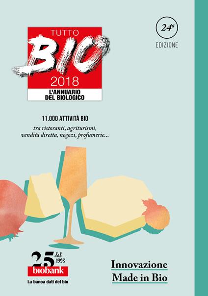 Tutto bio 2018. Annuario del biologico - copertina