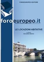 Foroeuropeo.it. Rivista giuridica online. Le locazioni abitative