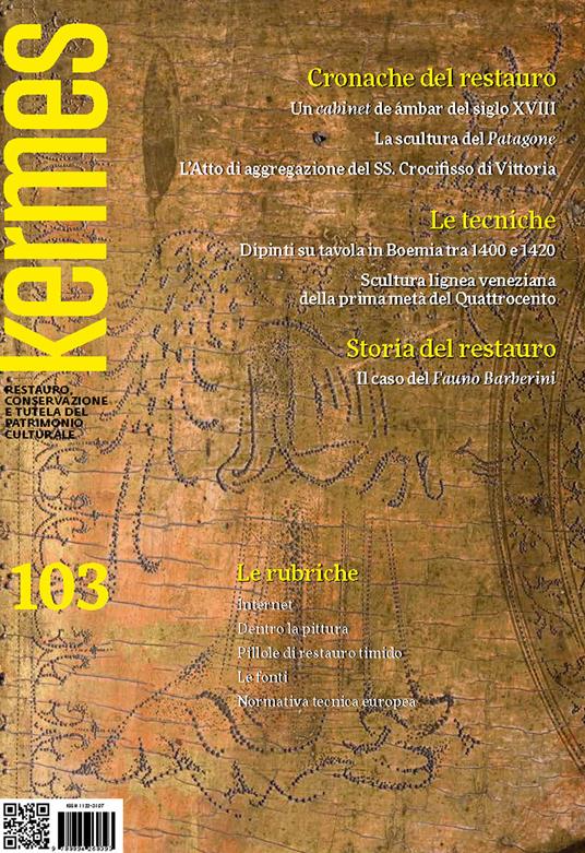 Kermes. La rivista del restauro. Vol. 103 - copertina