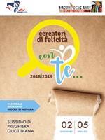 Cercatori di felicità. Sussidio di preghiera quotidiana (2018-2019). Vol. 2: Con te... (2 dicembre-5 marzo).