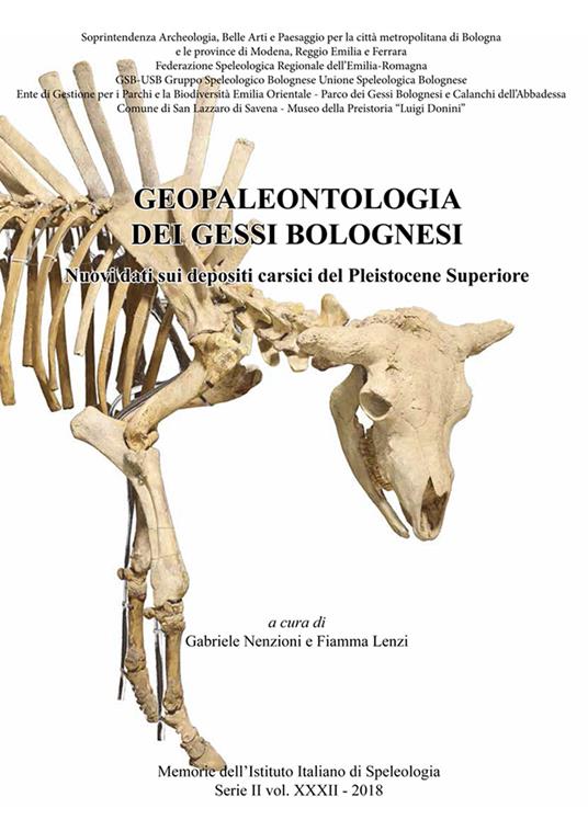 Geopaleontologia dei gessi bolognesi. Nuovi dati sui depositi carsici del pleistocene superiore - copertina