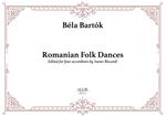 Romanian folk dances. Edited for accordions. Spartito