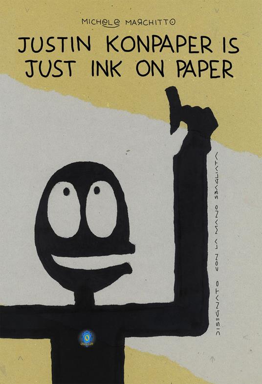Justin Konpaper is just ink on paper - Michele Marchitto - copertina