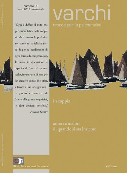 Varchi. Tracce per la psicoanalisi (2019). Vol. 20 - copertina