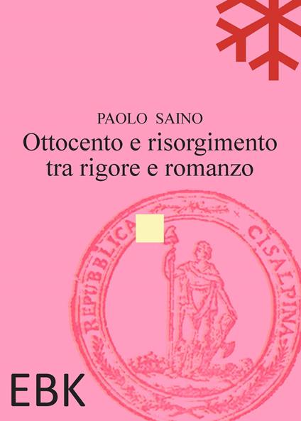 Ottocento e risorgimento tra rigore e romanzo - Paolo Saino - copertina