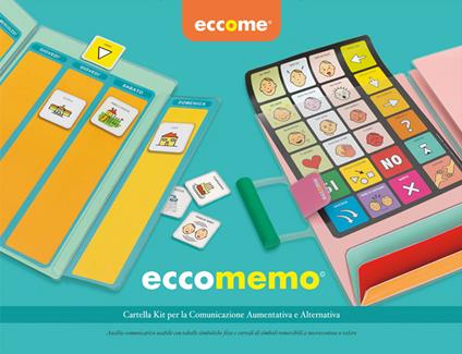 Eccomemo. La Cartella. Kit per la comunicazione aumentativa e alternativa. Ediz. multilingue - copertina