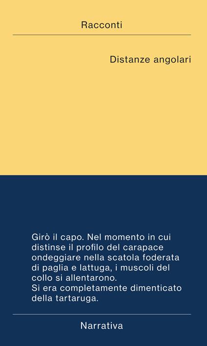 Distanze angolari - copertina