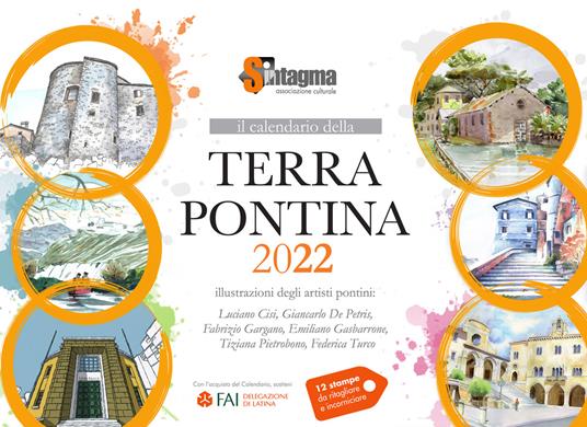 Il calendario della Terra Pontina 2022 - Associazione Sintagma - copertina