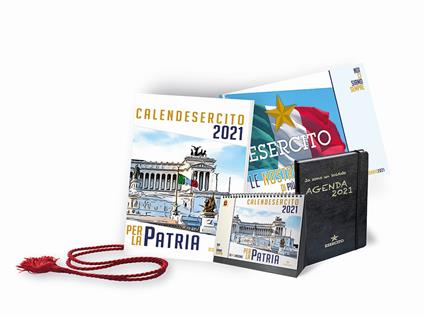 CalendEsercito 2021. Per la patria. Pacchetto silver. Con Agenda o diario - copertina
