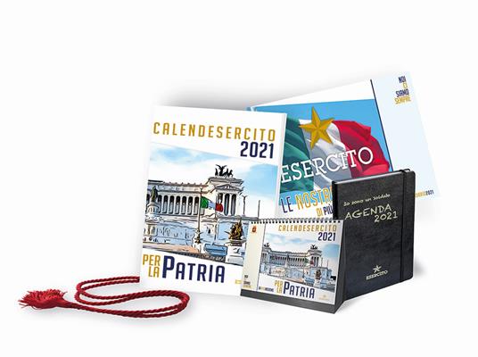CalendEsercito 2021. Per la patria. Pacchetto silver. Con Agenda o diario - copertina