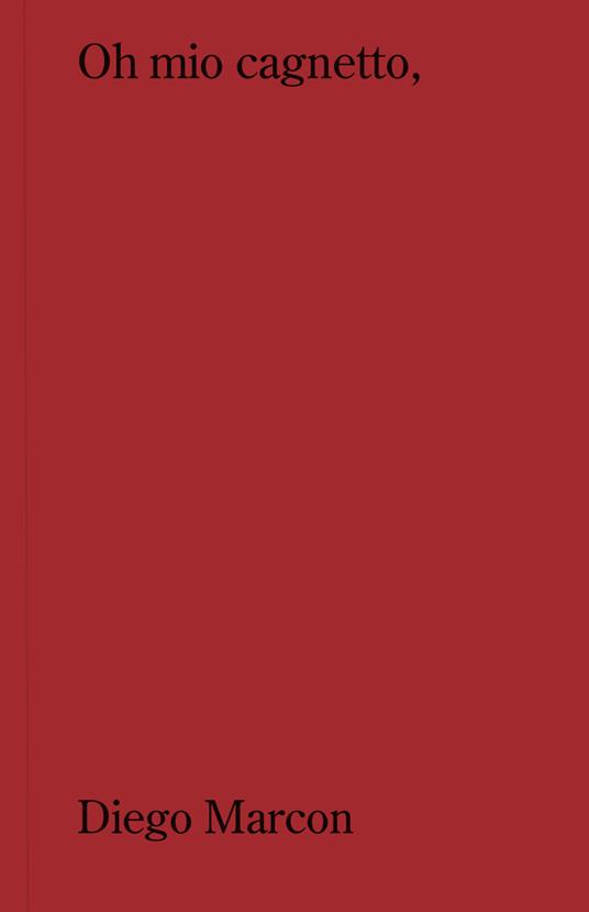 Oh mio cagnetto - Diego Marcon - copertina