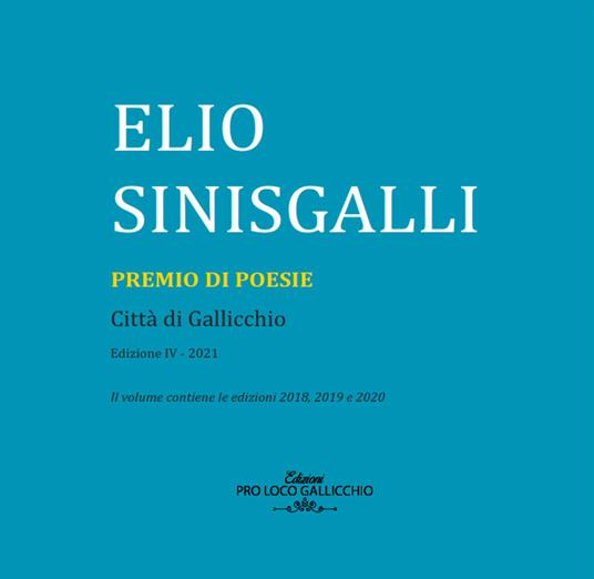 Premio di poesie Elio Sinisgalli - copertina