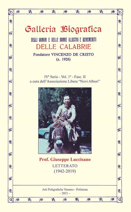 Galleria biografica degli uomini e delle donne illustri e benemeriti delle Calabrie - copertina