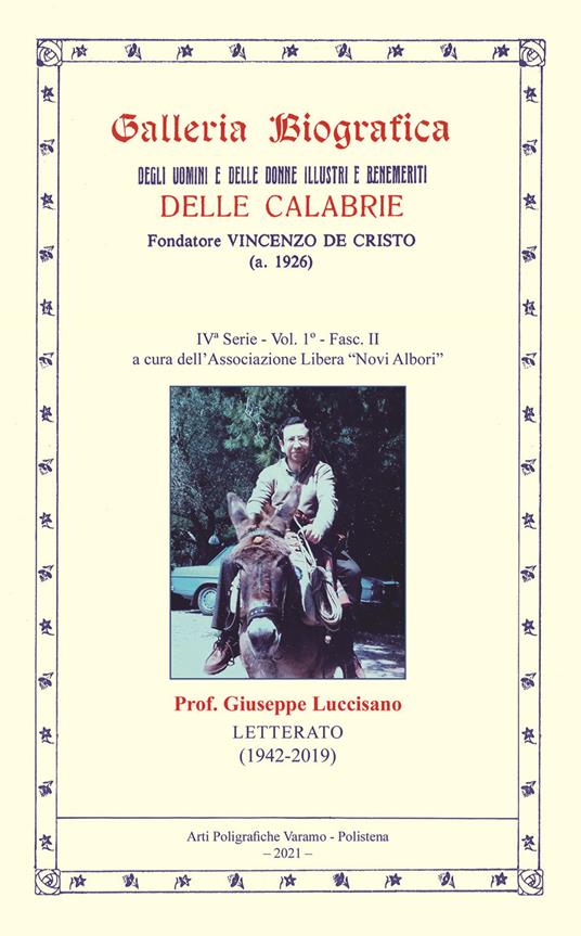 Galleria biografica degli uomini e delle donne illustri e benemeriti delle Calabrie - copertina