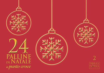 24 palline di Natale a punto croce. Vol. 2 - copertina