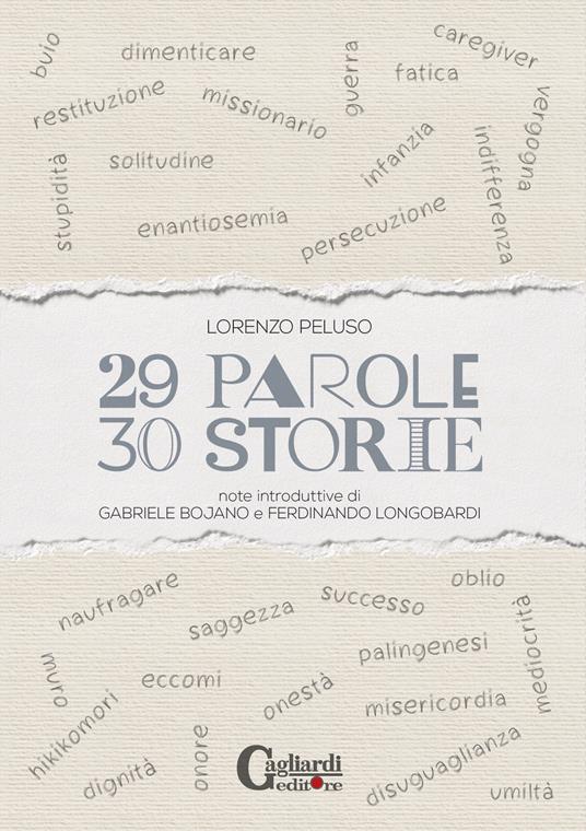 29 parole 30 storie - Lorenzo Peluso - copertina