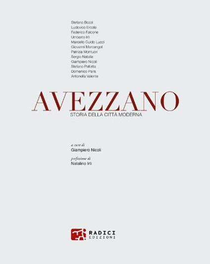Avezzano. Storia della città moderna - copertina