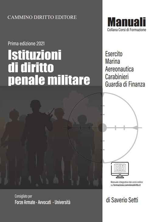 Istituzioni di diritto penale militare - Saverio Setti - copertina