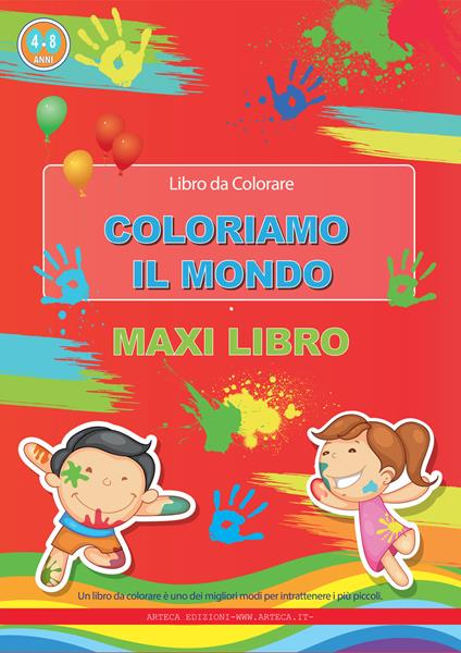 Maxi libro da colorare. Libro da colorare. Ediz. illustrata - copertina