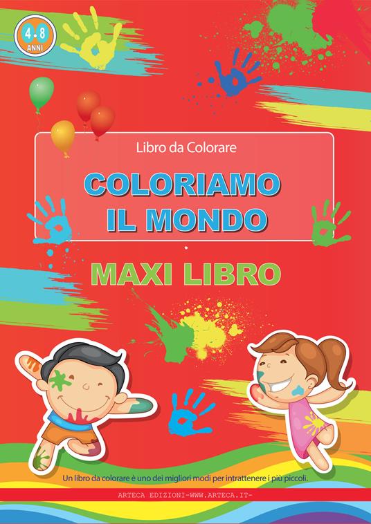 Maxi libro da colorare. Libro da colorare. Ediz. illustrata - copertina