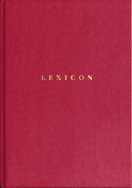 Lexicon. Ediz. italiana e inglese - copertina