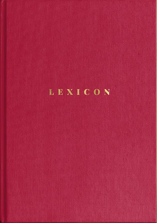 Lexicon. Ediz. italiana e inglese - copertina