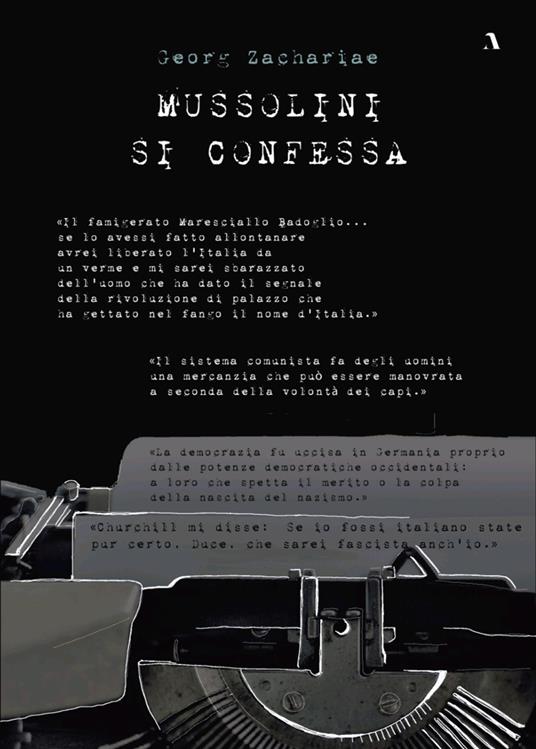 Mussolini si confessa - Georg Zachariae - copertina