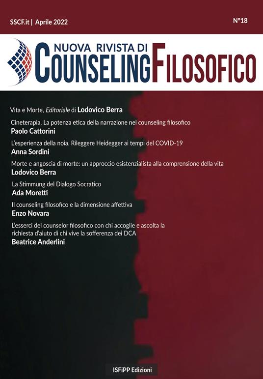 Nuova rivista di counseling filosofico (2022). Vol. 18 - Beatrice Anderlini,Lodovico Berra,Paolo Cattorini,Annarita Dibenedetto - ebook