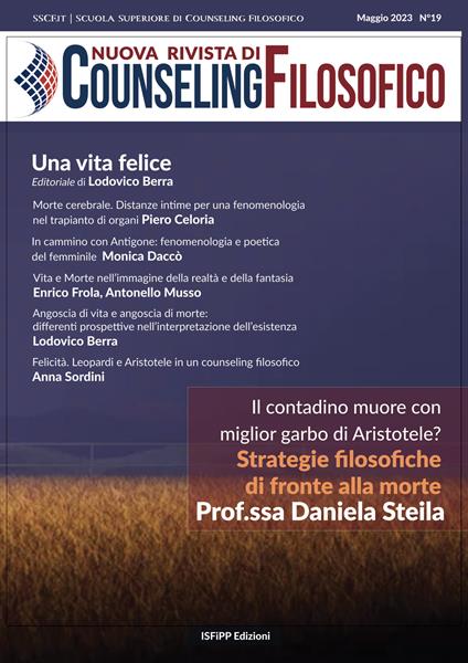 Nuova rivista di counseling filosofico (2023). Vol. 19 - Annarita Dibenedetto,Anna Sordini - ebook