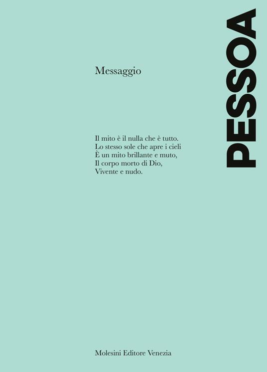 Messaggio. Testo portoghese a fronte - Fernando Pessoa - copertina
