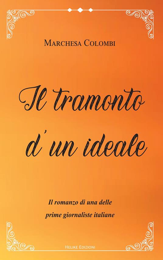 Il tramonto d’un ideale - Marchesa Colombi - copertina