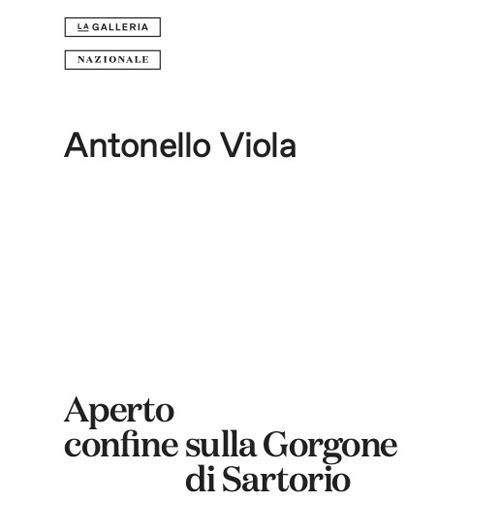 Aperto confine sulla Gorgone di Sartorio - Antonello Viola - copertina