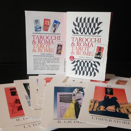 Tarocchi & Roma-Tarot & Rome. Ediz. bilingue. Con mazzo di 22 carte - Paolo Carlucci - copertina