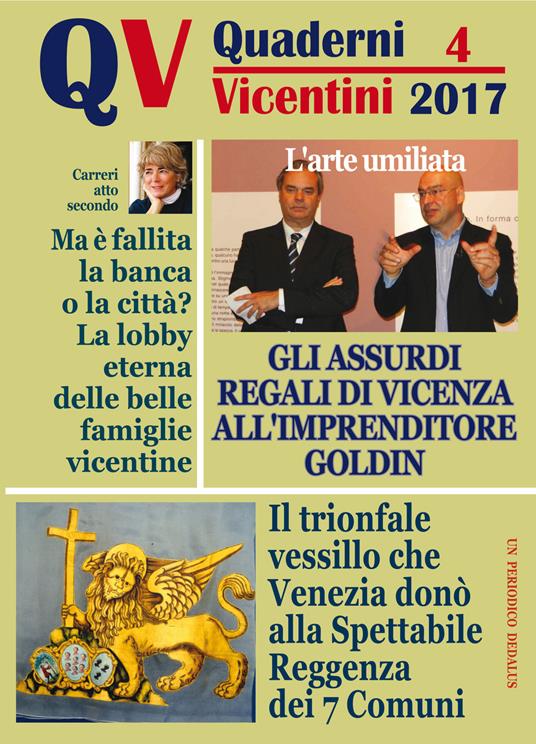 Quaderni vicentini (2017). Vol. 4 - copertina