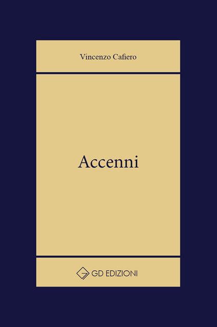 Accenni - Cafiero Vincenzo - copertina