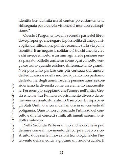 Oltre la periferia della pelle. Ripensare, ricostruire e rivendicare il corpo nel capitalismo contemporaneo - Silvia Federici - 6