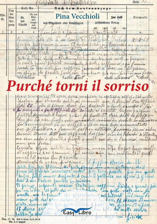 Purché torni il sorriso - Pina Vecchioli - copertina