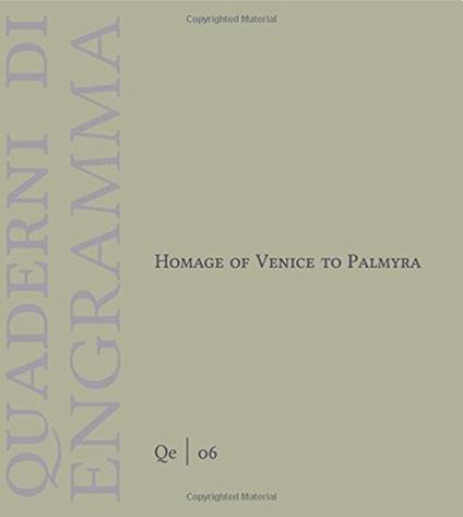 Homage of Venice to Palmyra - copertina