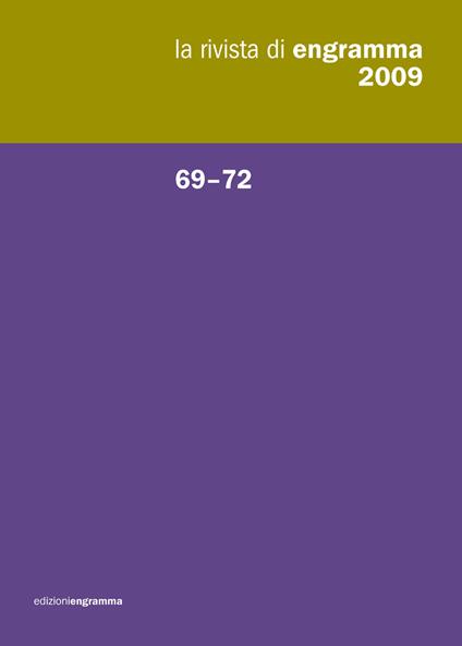 La rivista di Engramma (2009). Vol. 69-72 - copertina