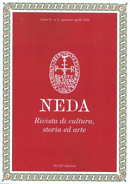 Neda. Rivista di cultura, storia ed arte (2020). Vol. 4: Gennaio-aprile. - copertina