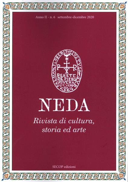 Neda. Rivista di cultura, storia ed arte (2020). Vol. 6: Settembre-Dicembre. - copertina
