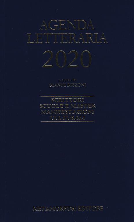 Agenda letteraria 2020 - copertina