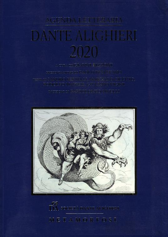 Agenda letteraria Dante Alighieri 2020 - copertina