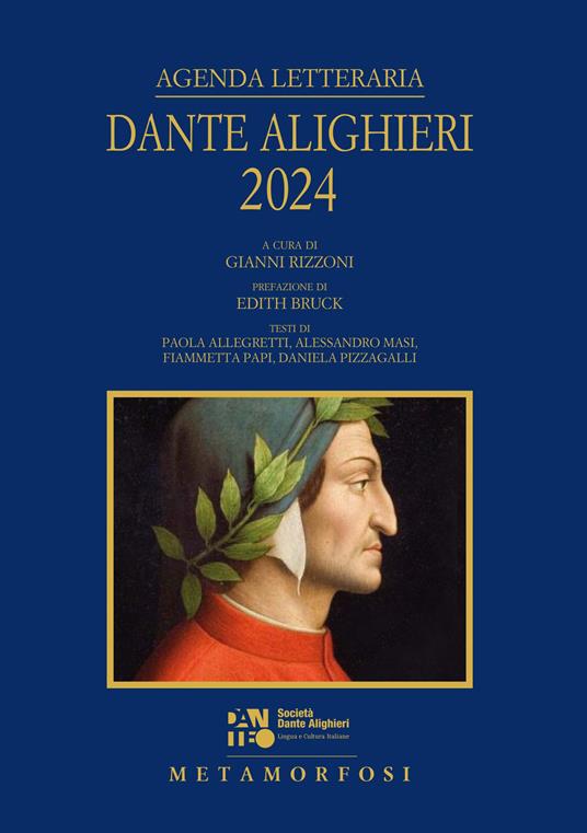 Agenda letteraria Dante Alighieri 2024 - copertina